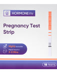 Pregnancy Test Strips –hCG Urine Test Strips,Over 99% Accurate Early Detection, Fast and Easy Home Urine Test Kit for Women (15/30 Count) (15 Count)