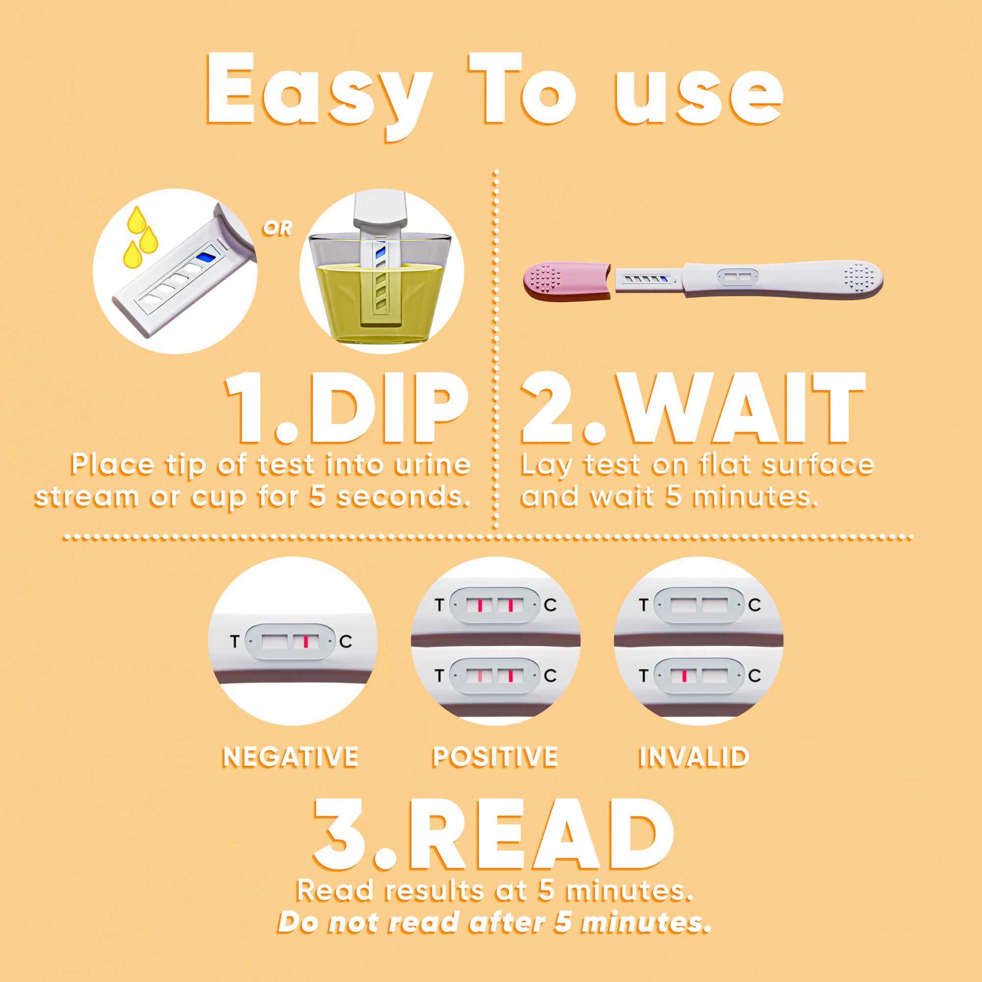 Wondfo Midstream Pregnancy Test - 2 Pack