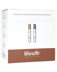 Wondfo 50 Ovulation Test Strips and 20 Pregnancy Test Strips Kit (50 LH + 20 HCG)