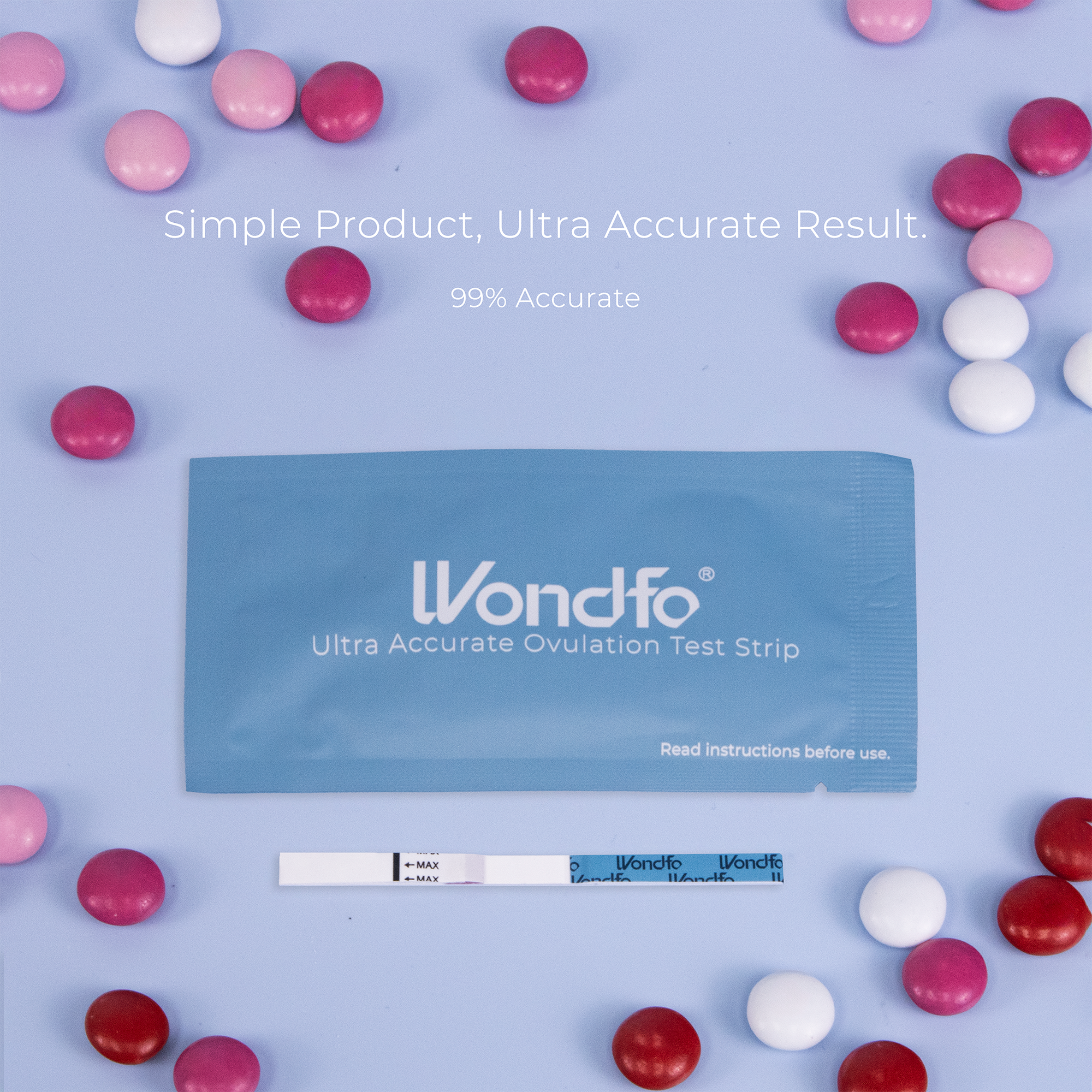 Wondfo Ultra Accurate Ovulation 20 Test Strips