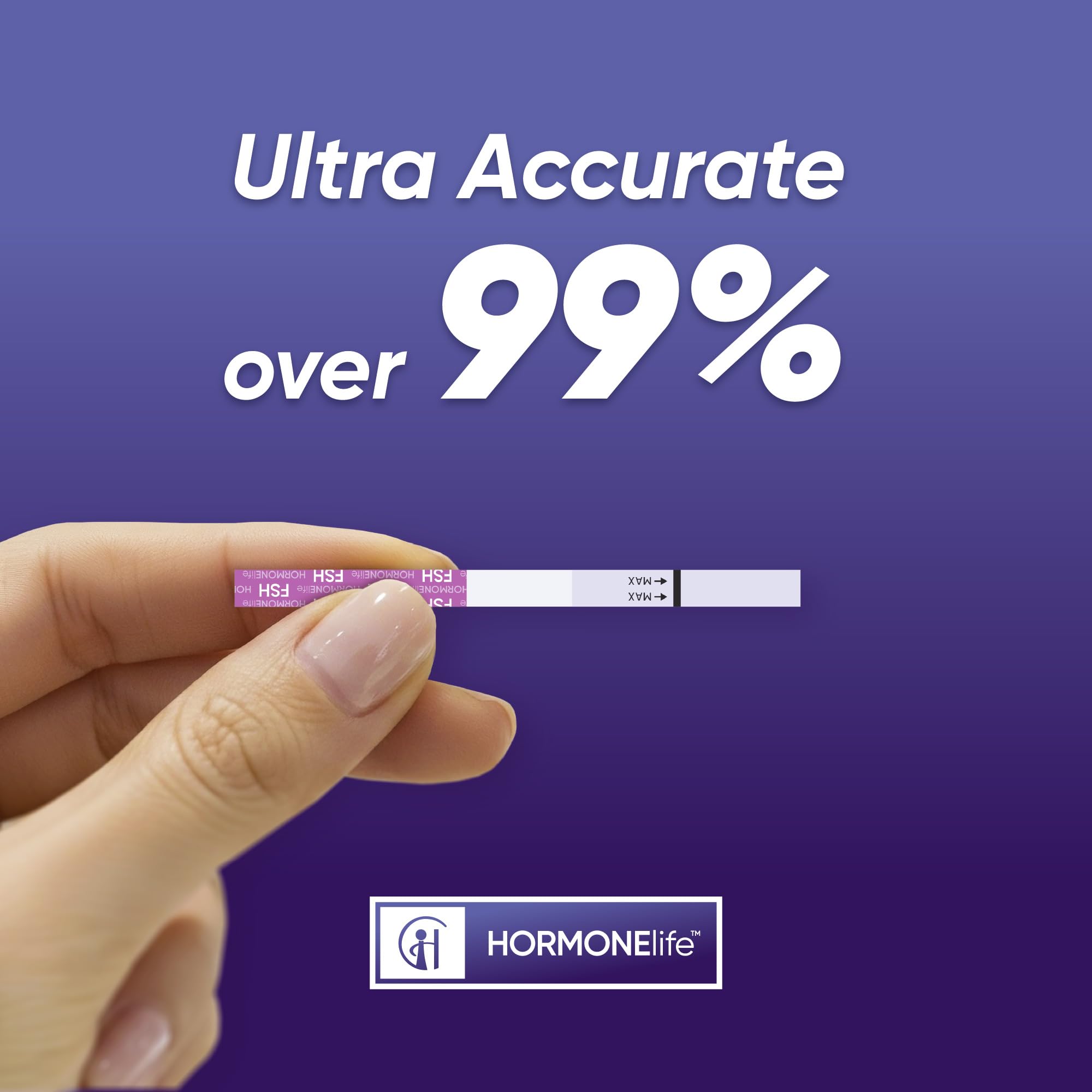 6 Pack FSH Test Strip for Women Menopause Test Strips at Home Ovarian Reserve &amp; Hormone Balance Test