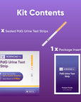 PdG Test Strips for Women – PDG Urine Tests to Confirm Ovulation, Easy at-Home Progesterone Metabolite Detection (6/12 Count) (6 Count)