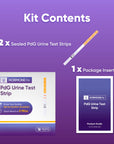 PdG Test Strips for Women – PDG Urine Tests to Confirm Ovulation, Easy at-Home Progesterone Metabolite Detection (6/12 Count) (6 Count)