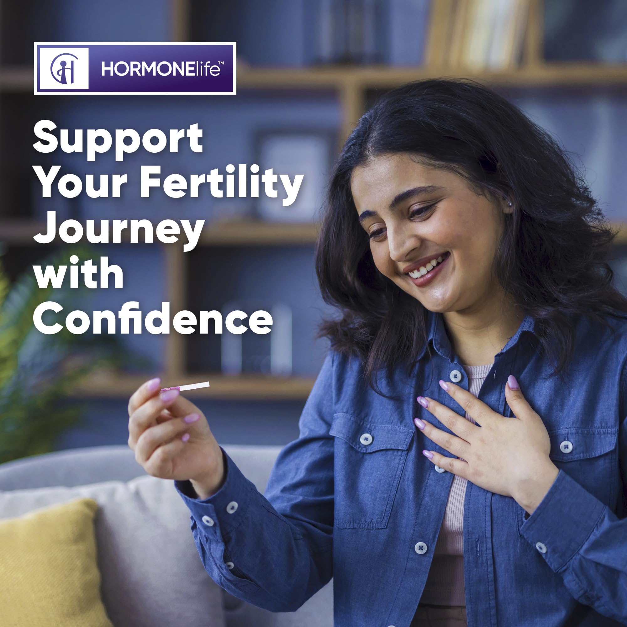 6 Pack FSH Test Strip for Women Menopause Test Strips at Home Ovarian Reserve &amp; Hormone Balance Test