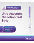 Ultra Accurate LH Ovulation Test Strips – LH Fertility Tests , Track LH Patterns With Sensitive Fertility Tests Designed To Help Identify Peak Fertility At Home(Ultra Accurate LH Test Strips 15 Count)