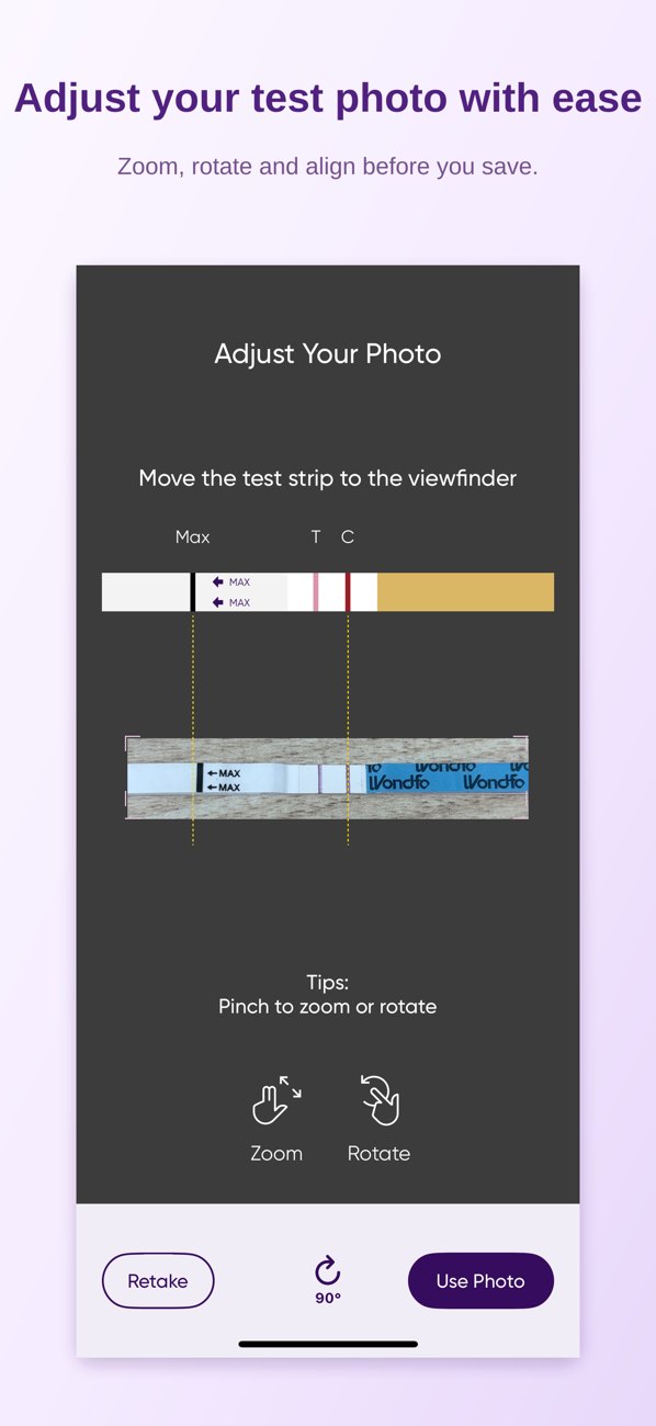 Adjust your test photo with ease